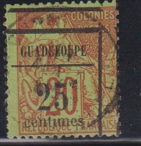 French Colonies and French Area - Guadeloupe #9 Used