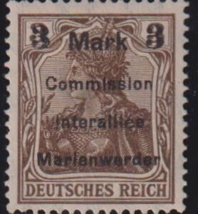 Danzig, Memel, and Plebescites - Marienwerder #Mi24A1a MintLH