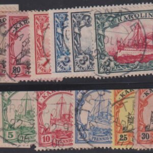 German Colonies - Caroline Islands #7-19 Used F - VF