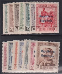 Spain - Guinea #248-61 MintHinged