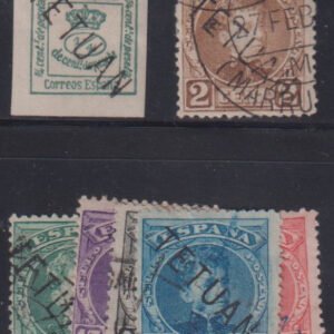 Spain - Morocco #7-13 Used