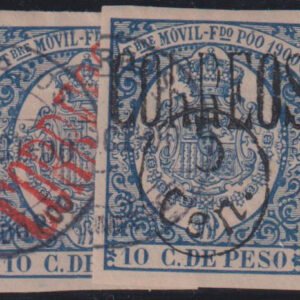 Spain - Fernando Poo #86-7 Used VF