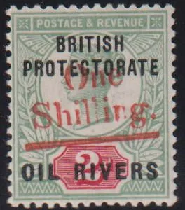 British Area N- Z - Niger Coast #30 (SG38) Mint NH VF