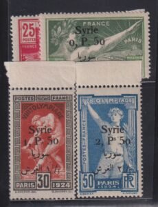 French Colonies and French Area - Syria #166-9 Mint NH