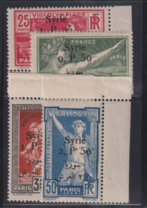 French Colonies and French Area - Syria #166-9 Mint NH