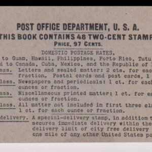 US Booklets #BK17 MintNH