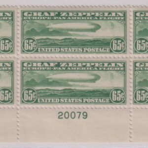 US Airmails #C13 F-VF NH Plate Block