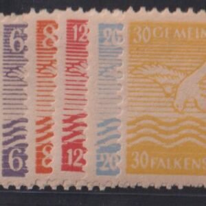 Danzig, Memel, and Plebescites - Flakensee #1-6 NH F - VF