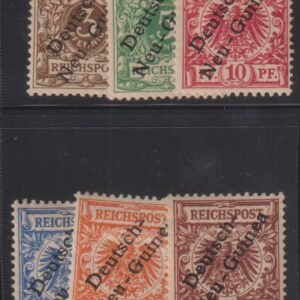 German Colonies - New Guinea #1-6 Hinged F - VF