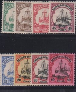 German Colonies - East Africa #31-8 MintHinged F - VF