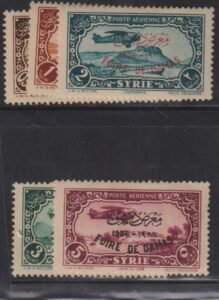 French Colonies and French Area - Syria #C68-71 MintHinged