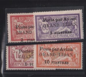 French Colonies and French Area - Syria #C14-17 MintHinged F - VF