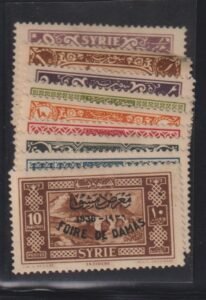 French Colonies and French Area - Syria #253-61 MintHinged F - VF