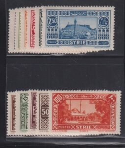 French Colonies and French Area - Syria #208-230 MintHinged VF