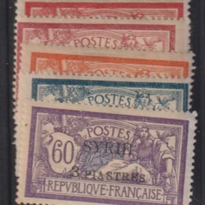 French Colonies and French Area - Syria #137-41 MintHinged F - VF