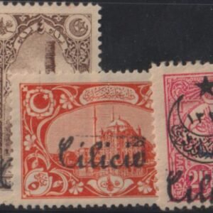 French Colonies and French Area - Cilicia #51-2,60,69 MintHinged VF