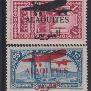 French Colonies and French Area - Alaouites #C18-19 MintLH VF