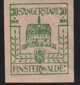 Germany - Finsterwalde #Mi 9b NH VF
