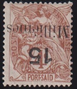 French Colonies and French Area - Offices In Egypt #43a MintHinged F