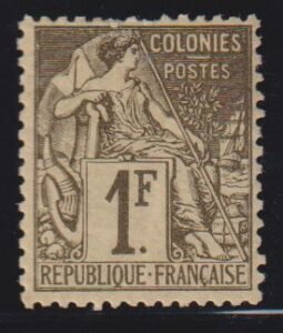 French Colonies and French Area #59 MintHinged F - VF