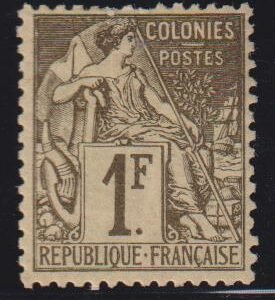 French Colonies and French Area #59 MintHinged F - VF