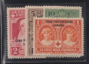 Spain - Spanish Morocco #B1-4 NH VF