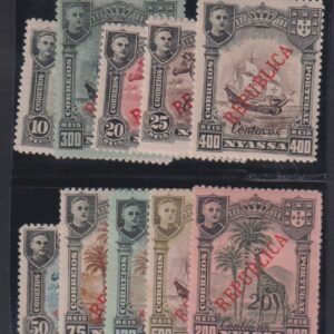 Countries - N- Z - Portugal - Nyassa #84-93 MintLH F - VF