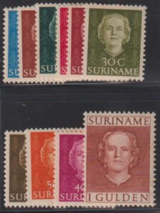 Netherlands and Dutch Colonies - Suriname #243-51 Mint NH VF