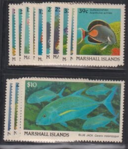 Countries A - M - Marshall Islands #166-84 Mint NH F - VF