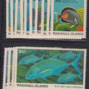 Countries A - M - Marshall Islands #166-84 MintNH F - VF