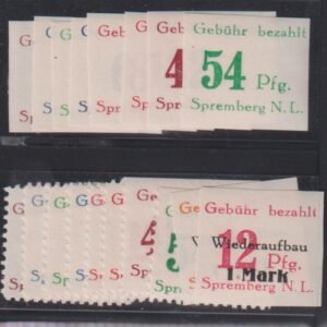 Germany - Spremberg #Mi7-14AB MintNH VF