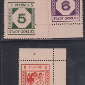 Germany - Gorlitz #Mi1-3 NH VF