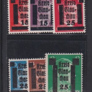Germany - Glaudau #Mi5//12 MintNH VF