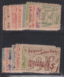 Germany - Cottbus #Mi1//20 Mint NH F - VF