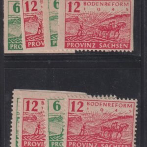 Germany - E Saxony #Mi85,86 NH VF