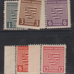 Germany - Sachsen #Mi66//71XA MintNH AVE - F