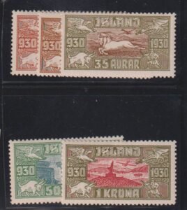 Iceland #C4-8 MintHinged F - VF