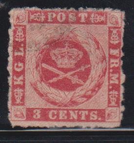 US Possessions - Danish West Indies #3 Mint F - VF
