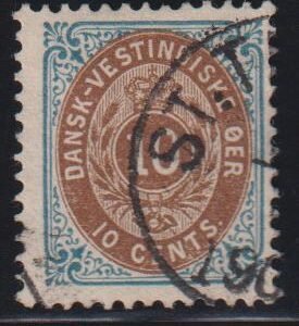 US Possessions - Danish West Indies #20 Used F