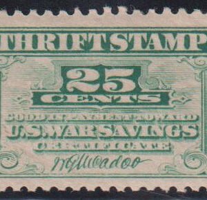 US Savings Stamps #WS1 LH VF