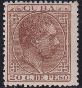 Countries A - M - Cuba #105 MintLH