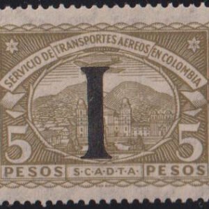 Countries A - M - Columbia #CL1T37 MintLH