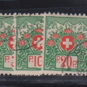 Switzerland #510c-12c Used F