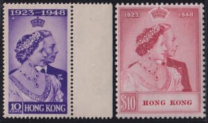 British Area A- M - Hong Kong #178-9 Mint NH F - VF