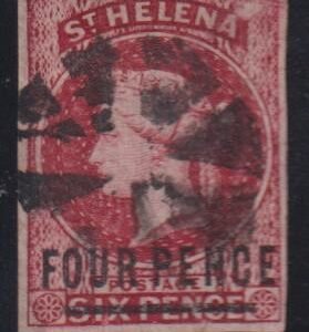 British Area N- Z - St Helena #10 Used VF