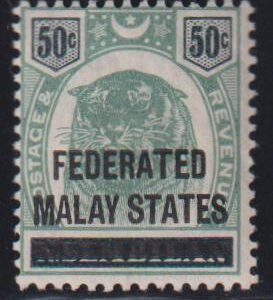 British Area A- M - Malaya #8 LH F