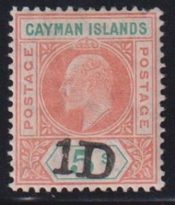 British Area A- M - Cayman Islands #19 MintLH VF
