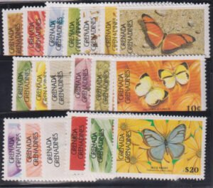 British Area A- M - Grenada Grenadines #662a-81a Mint NH