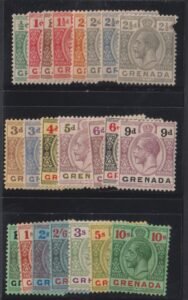 British Area A- M - Grenada #91-112