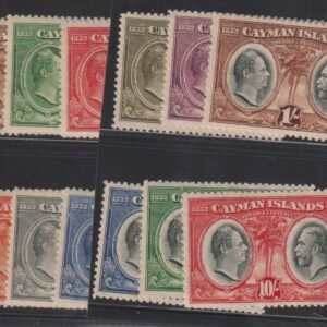 British Area A- M - Caymen Islands #69-80 MintLH/NH VF